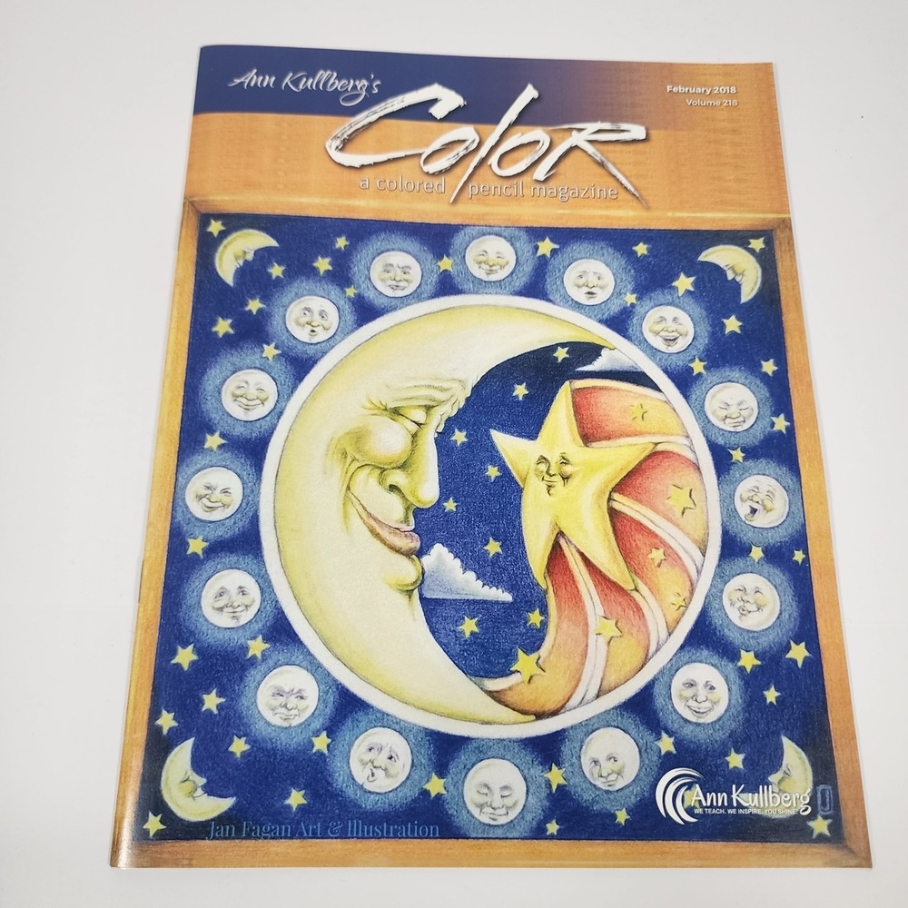 Color Magazine February‎ 2018 By Ann Kullberg Colored Pencil Art